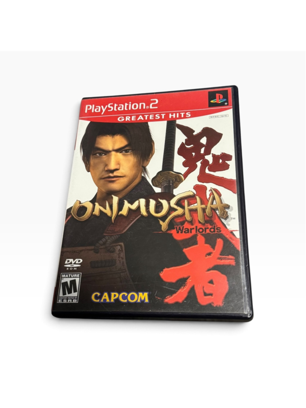 Capcom Onimusha Warlords PlayStation 2 Ps2 Video Game Black Red Cib Complete